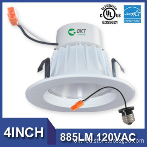 For US Market UL ES listed 4inch 9W Dimmable recessed ceiling light